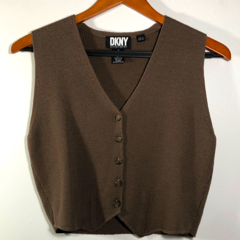 DKNY wool vest